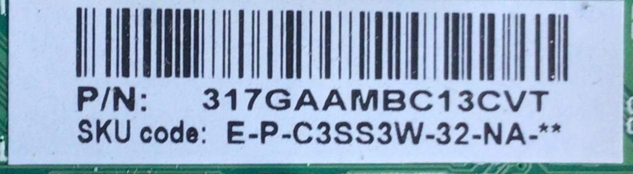 KIT DE TARJETAS PARA TV INSIGNIA / MAIN 317GAAMBC13CVT / TD.T950.67 / AMBC13CVT / FUENTE PLTVKL231XXA2CU / 715G8098-P01-000-002S / PANEL TPT320B5-H2F01.D REV:S01E / MODELO NS-32DF310NA19 - Imagen 3